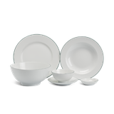 Bộ đồ ăn 22 sản phẩm - Jasmine - Chỉ Xanh Lá