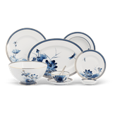 Bộ đồ ăn 6 người Âu-Á 44 sản phẩm - Hoàng Cung - Sen Vàng