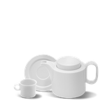 Bộ trà cao 0.33L - Gastroline - Trắng