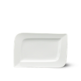 Dĩa chữ nhật 27*18 cm anh vũ Lys Trắng Ngà