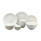 Bộ đồ ăn 22 sản phẩm - Mẫu đơn IFP - Trắng Ngà