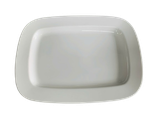 Dĩa chữ nhật 24x17 cm vuông Lys Trắng Ngà