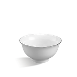 Chén cơm 11.5 cm - Mẫu đơn IFP - Chỉ Bạch Kim