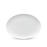 Dĩa elip 42 cm - Camellia - Trắng