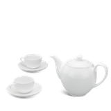 Bộ trà 0.8 L - Camellia - Trắng