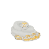 Tượng Rắn Bảo Kim 17 cm - Trắng