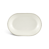 Dĩa oval 32 cm - Tulip Ngà - Ngân Sa