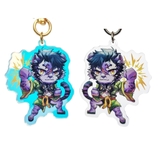 Móc Khóa Furry MOUNTAIN / YAO 2 Lớp Nhựa Mica 6cm (Rainbow / Trơn) 2