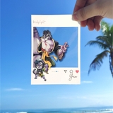 Card Furry MOUNTAIN / YAO - Nhựa PVC dẻo trong suốt - Kích thước A6 2