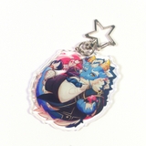 Móc Khóa/Keychain Furry QINGLONG/ KAMUI - Tokyo Afterschool Summoners - Nhựa Mica 6cm (Rainbow / Trơn) 4