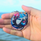 Móc Khóa/Keychain Furry QINGLONG/ KAMUI - Tokyo Afterschool Summoners - Nhựa Mica 6cm (Rainbow / Trơn) 3