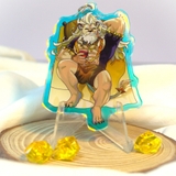 Móc Khóa/Keychain Furry JIN QIU/ JAVID - Dislyte - Nhựa Mica 6cm (Rainbow / Trơn) 3