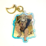 Móc Khóa/Keychain Furry JIN QIU/ JAVID - Dislyte - Nhựa Mica 6cm (Rainbow / Trơn) 4