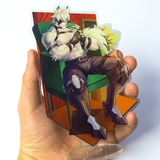 Mô hình/ Standee Furry VON LYCAON - Zenless Zone Zero -nhựa Mica-15cm 4
