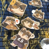 NO.17 STERIO - Live A Hero - Sticker Furry Sheet A6 Decal chống nước 2