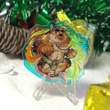 Móc Khóa/Keychain Furry STERIO - Live A Hero - Nhựa Mica 6cm (Rainbow / Trơn) 5
