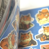 NO.22 OSCAR - Fortnite - Sticker Furry Sheet A6 Decal chống nước 3