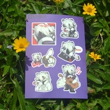 NO.24 VON LYCAON 2 - ZZZ Zenless Zone Zero - Sticker Furry Sheet A6 Decal chống nước 6
