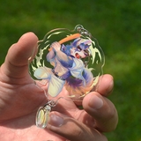 Móc Khóa/Keychain Furry VOLGA - Kemo Coliseum - Gắn Charm - Nhựa Mica 6cm 3