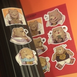 NO.06  BEN BIGGER - Zenless Zone Zero - 2 - Sticker Furry Sheet A6 Decal chống nước 5
