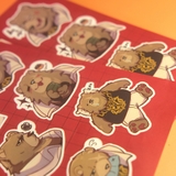 NO.06  BEN BIGGER - Zenless Zone Zero - 2 - Sticker Furry Sheet A6 Decal chống nước 3