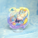 Mô hình/ Standee Mini Furry QINGLONG - Tokyo After School Summoners - 8cm - 2 mặt 4