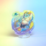 Mô hình/ Standee Mini Furry QINGLONG - Tokyo After School Summoners - 8cm - 2 mặt 2