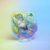 Mô hình/ Standee Mini Furry QINGLONG - Tokyo After School Summoners - 8cm - 2 mặt 3
