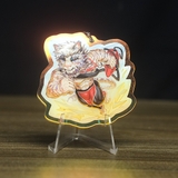 Móc khóa/ Keychain Furry MOUNTAIN - Arknights - Rainbow/ Trơn - 6cm - 2 mặt 3
