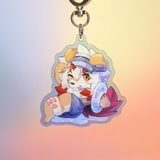 Móc khóa/ Keychain Furry HUNG - Arknights - 6cm - 2 mặt 6