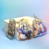 Móc khóa/ Keychain Furry VON LYCAON - ZZZ - 6cm - 2 mặt 4