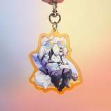 Móc khóa/ Keychain Furry VON LYCAON - ZZZ - 6cm - 2 mặt 6