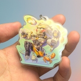 Móc khóa/ Keychain Furry BANYUE - ZZZ - 6cm - 2 mặt 4