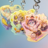 Móc khóa/ Keychain Furry RICANO - XXL Woofia - 6cm - 2 mặt 4