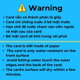 Card Nhạy Nước - Furry FULLHOUSE - kích thước A6 5