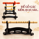 Đế Gỗ Gác Kiếm,Ống Sáo 1 tầng[Loại Đẹp Tốt Không Chữ ]