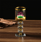 Chân Đèn Pha Lê 3 Bậc [6*6*17.5cm]