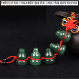 Dây Hồ lô đá Ngọc Bích Ngũ Bích(5 bầu)