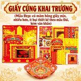 Bộ Giấy cúng Khai Trương đủ bộ[Mẫu Đẹp]pt kèm văn khấn