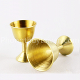 Chum nước Đồng không đế,không nắp (Chân cao) 4.5cm