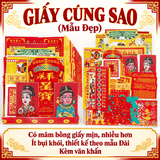 Bộ Giấy Cúng Sao [Mẫu Đẹp]