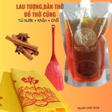 CB Túi + Khăn Vàng + Chổi