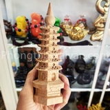 Tháp Văn Xương gỗ Đào 7 tầng (16cm)
