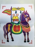 Tranh Ngựa 5 màu