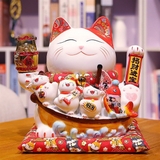 Mèo Thần Tài Lớn 27cm [Pin+Sạc]