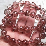 Vòng tay Thạch Anh Tóc Đỏ 6mm