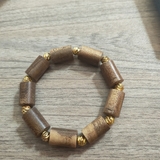 Vòng tay Mít banh Trúc trơn nối hạt 0.10mm (Lu)