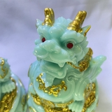 Cụ Tỳ Hưu Xanh Ngọc 17cm(Trung)
