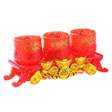 Khay Chum Nhựa có đế,không nắp Đỏ[M2] - 3 ly