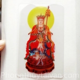 Thẻ nhựa Kim bài trong suốt(8*5.5cm)-Phật Địa Tạng
